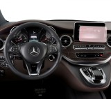 Folie protectie display navigatie Duragon, din silicon, pentru Mercedes V-Class (W447) 2014-2019, mata, anti-amprenta, kit instalare