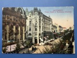 Carte Postala Romania Bucuresti - Hotel Palace si Bulevardul Elisabeta