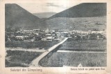 Salutari din Campulung. Vedere totala cu podul spre Dea (1930, necirculata)