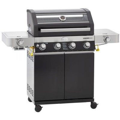 Gratar pe gaz Videro G4-S negru, R&amp;Ouml;SLE Essential GrillCooking foto