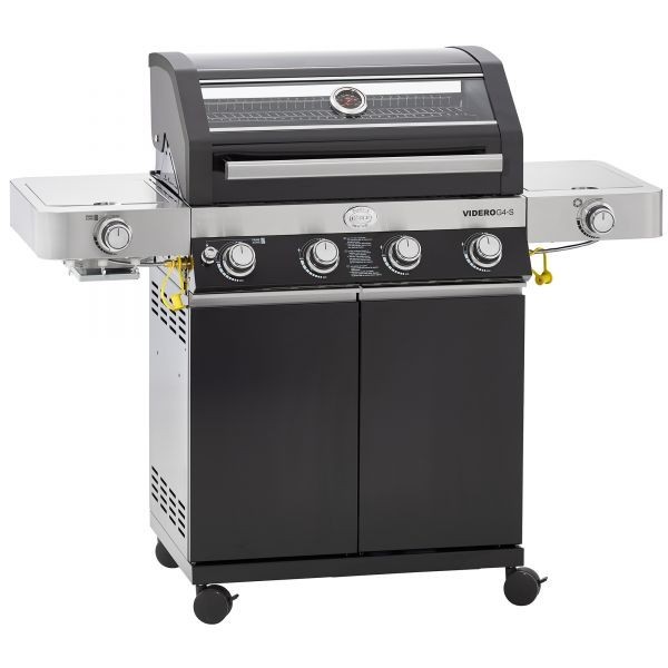 Gratar pe gaz Videro G4-S negru, R&Ouml;SLE Essential GrillCooking