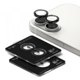 Folie de protectie Camera Spate Ringke pentru Apple iPhone 17, Sticla Securizata, Neagra
