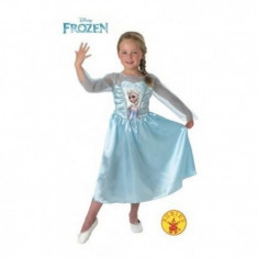 Rochita Elsa Clasic Frozen, varsta 3-4 ani, marime S, Albastru foto