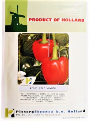 Ardei gras - Yolo Wonder, 10 grame foto