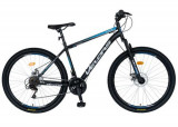 Cumpara ieftin Bicicleta MTB-HT Velors V2709A, 18 Viteze, Roti 27.5inch, Cadru 18inch, Frane pe disc (Negru/Albastru)