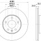 Disc frana VW TRANSPORTER IV bus (70XB, 70XC, 7DB, 7DW, 7DK) (1990 - 2003) KRIEGER 0950004118