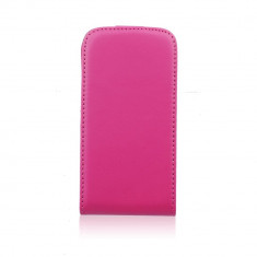 Husa telefon Flip Vertical Samsung Galaxy Mini Galaxy Pop Plus s5570 pink