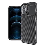 Husa pentru iPhone 12 Pro Max - Techsuit CarbonFiber - Black