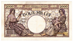 Bancnota 2000 lei 18 noiembrie 1941 (1) foto