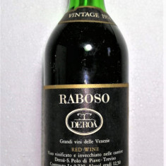 R 99, VIN ROSU RABOSO, DEROA, VINI DELLE VENEZIE, Recoltare 1974 CL 72 GR 12,5