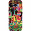 Husa silicon pentru Samsung S8 Plus, Abstract Colorful Shapes