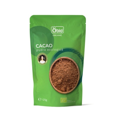Cacao pudra raw eco 125g Obio foto