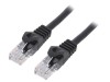 Patch cord negru UTP Cat6 3m, Gembird