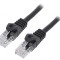 Patch cord negru UTP Cat6 3m