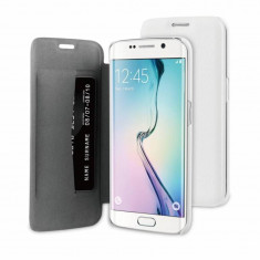 Husa Telefon Wallet Book Samsung Galaxy S6 Edge+ g928 White BeHello