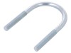 Bridă U DROMET Oțel Zinc 61mm Lățime Interioară, Filet M10, &Icirc;nălțime 110mm