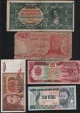 Set 5 bancnote de prin lume adunate (cele din imagini) #192, Europa