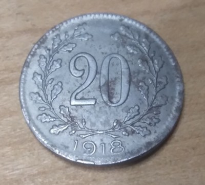 AUT AustroUngaria 10 heller 1918 foto