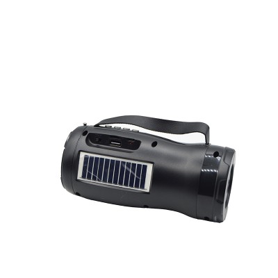 Boxa portabila cu panou solar si lanterna, USB, Radio, AI153 foto