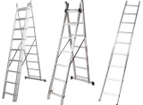 Scara Din Aluminiu Ets, 8 Trepte, 3 Tronsoane, 506Cm