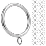 Inele de draperii cu ochiuri 51mm diametru interior 6.2mm s&acirc;rmă 41 buc &ndash; Nebelnickel