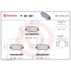 Placute frana Genesis G70 (Ik) 09.17-; Hyundai Equus / Centennial (Vi) 03.09-12.16, Genesis (Dh) 03.14-06.19, Genesis Coupe 01.08-, Santa Fe 3 (Dm Dm, BREMBO