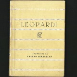 Cumpara ieftin LEOPARDI - CELE MAI FRUMOASE POEZII, &Icirc;N ROM&Acirc;NEȘTE DE LASCĂR SEBASTIAN