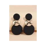 Cercei Lungi Negri cu Auriu - 44429