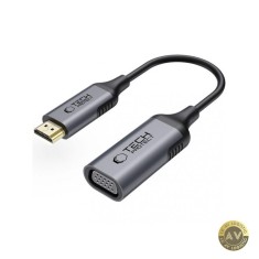 Adaptor Video Tech-Protect Ultraboost VGA - HDMI 1080P Negru