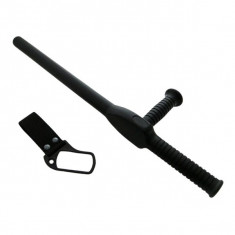 Baston tonfa autoaparare, IdeallStore®, 59 cm, negru, suport inclus