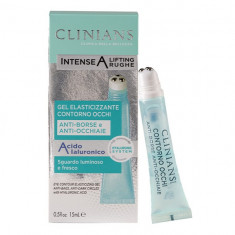 Gel elasticizant anticearcan pentru conturul ochilor cu Acid Hialuronic, 15ml, Clinians