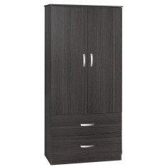 Dulap Zelia cu 2 usi si sertare, 79x42x180cm