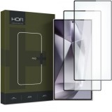 Folie de protectie Ecran HOFI Glass PRO+ pentru Samsung Galaxy S24 Ultra S928, Sticla Securizata, Full Glue, Set 2 bucati, 2.5D, Neagra