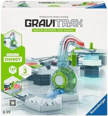 Joc de constructie Gravitrax Action Set Energy, set de baza cu 157 piese, multilingv incl. RO foto