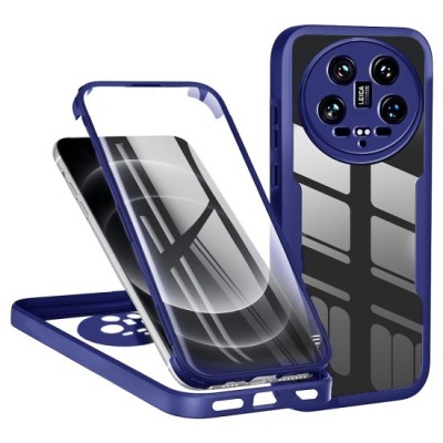 Husa pentru Xiaomi 14 Ultra + Folie - Techsuit ColorVerse 360 Series - Blue foto
