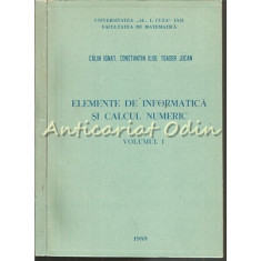 Elemente De Informatica Si Calcul Numeric - Calin Ignat, Constantin Ilioi