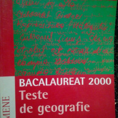 Nicolae Ilinca - Teste de geografie. Bacalaureat 2000 (2000)