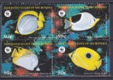 DB1 Fauna Marina WWF Pesti 1997 Micronesia 4 v. MNH