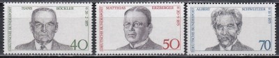 Germania 1975 - Aniversari centenare - Personalitati, MNH foto