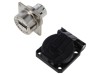 Conector Ethernet CAT6a AMPHENOL cu flanșă pătrată, nichelat