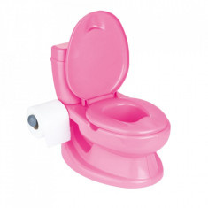 Oliță tip WC, cu sunet, roz, 28x39x38cm, 1-3 ani, Fete