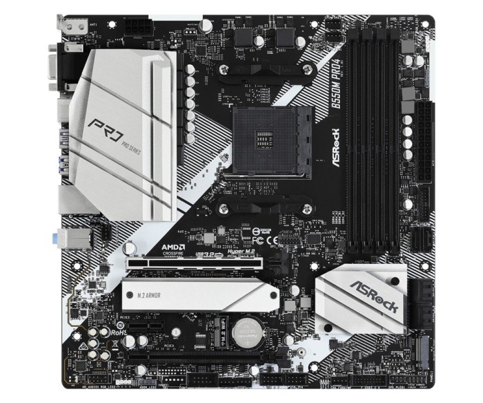MB ASROCK B550M PRO4 AM4