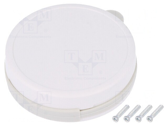 Carcasă Universală Gri Deschis cu Suport 47mm - 13mm