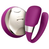 Lelo-Insignia Tiani 3 Masajer pentru Cuplu Mov-Silicon, 7 Trepte