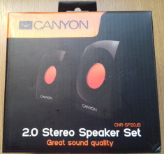 Set boxe stereo CNR-SP20JB- CANYON foto