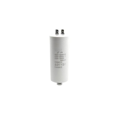 Condensator Pornire Motor elSales ELS-CBB60-P50, Putere 50 uf, Tensiune 450 V, 4 Pini, Forma Cilindru, Alb foto