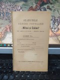 Statutele Băncei Populare Mihai și Călăul din comuna Stănești județul Gorj, T&acirc;rgu Jiu 1904, 013, Alta editura