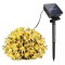 Instalatie Lumini de gradina cu incarcare solara, 50 de leduri, flori de cires, alb cald