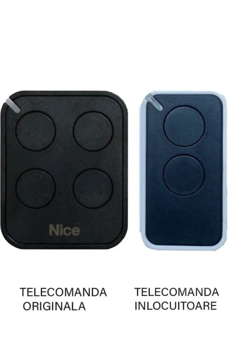Telecomanda poarta garaj de 2 si 4 canale cod saritor 433.92MHz Nice Flo 4 RE compatibila cu originalul (839)
