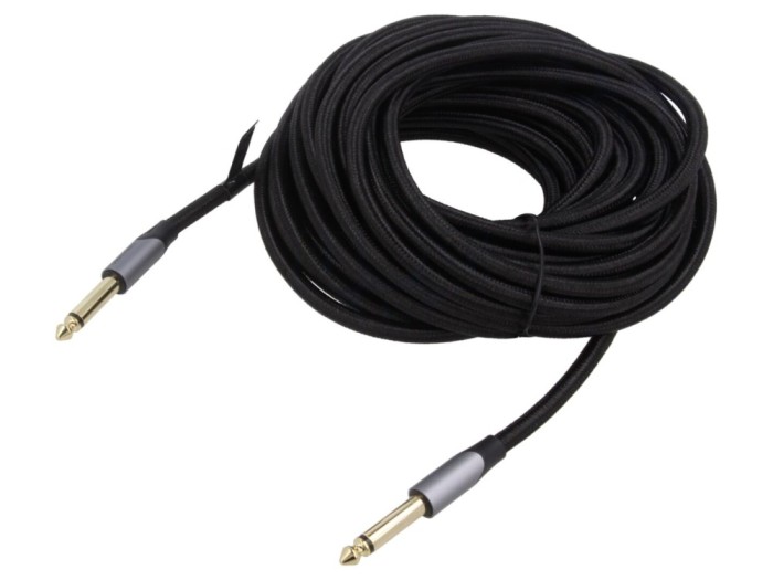 Cablu Jack 6.3mm Aurit 10m BASHL